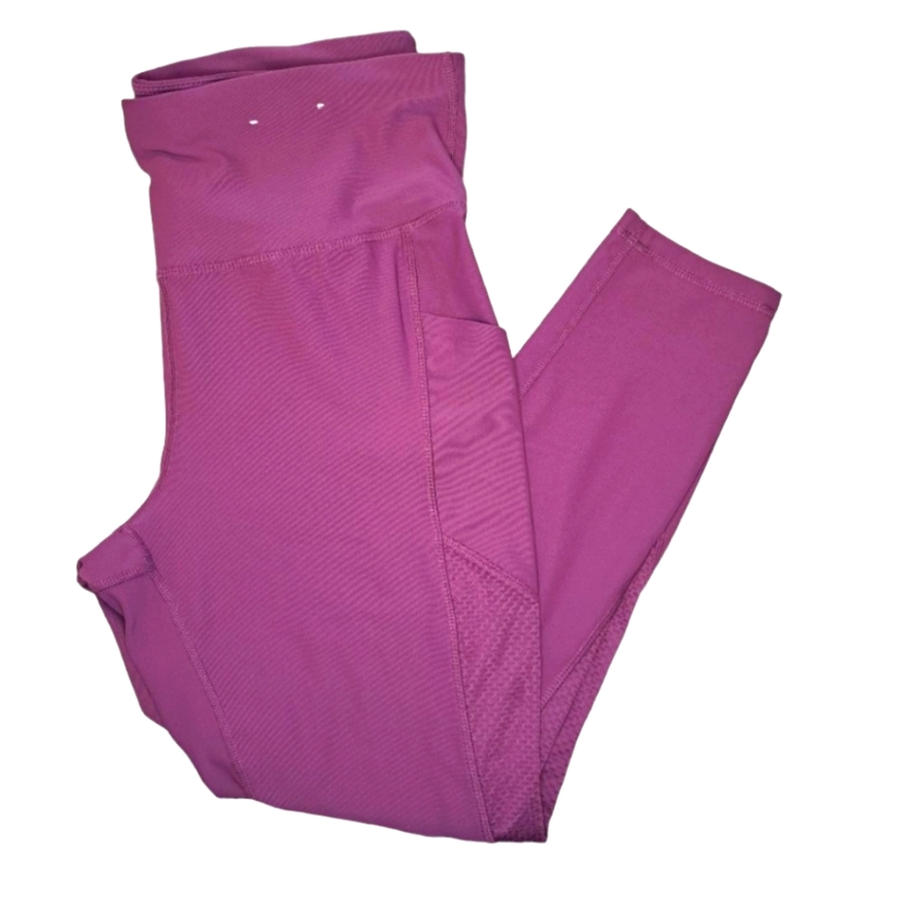 Xersion Purple 7/8 Ankle Leggings Size Large - Picture 1 of 8